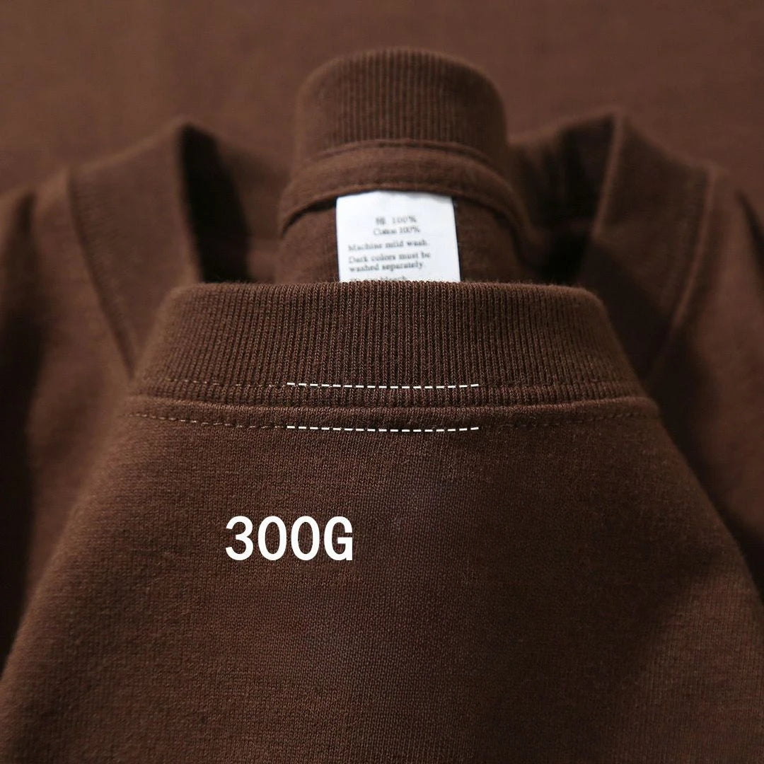300g Heavyweight Basic Tee — Premium Cotton