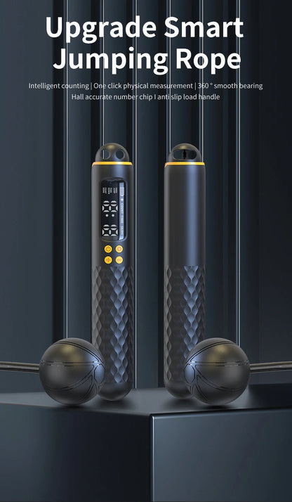 Smart Adjustable Jump Rope with Calorie Counter – Perfect for Fitness