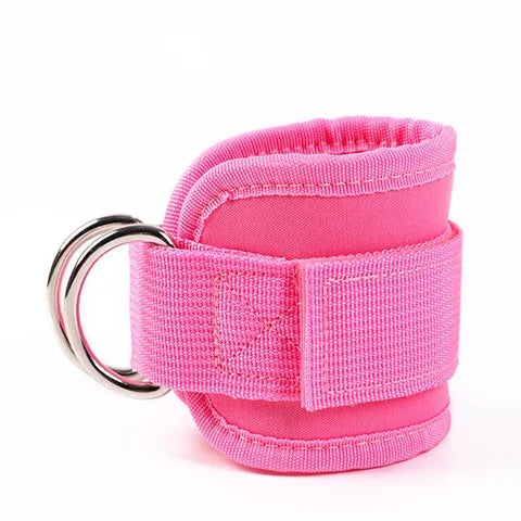 1/2PCS Adjustable D-Ring Ankle Straps – Leg & Glute Training for Adults & Kids