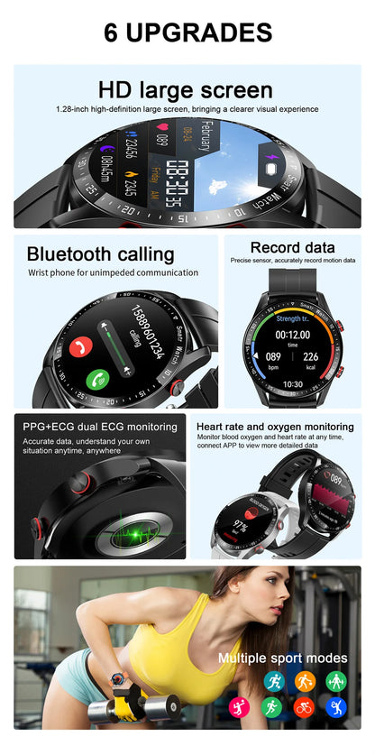 ECG+PPG Smartwatch — Health & Fitness Tracker