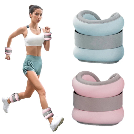Adjustable Ankle & Wrist Weights – Perfect for Yoga, Gym, Running