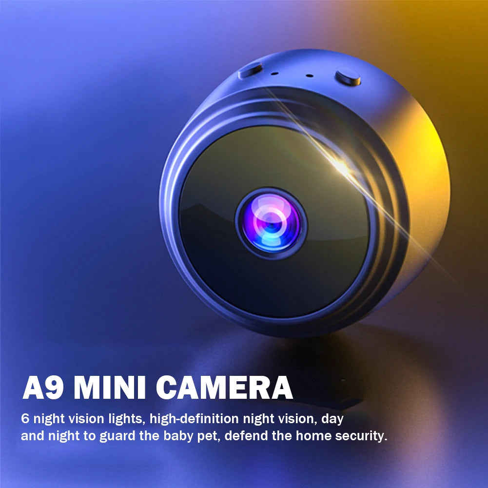 Mini 1080p HD Wireless Camera – Night Vision & Magnetic Security Cam