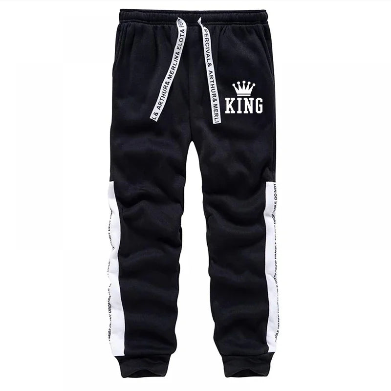 King Print Tracksuit – Sweatshirt & Joggers Set