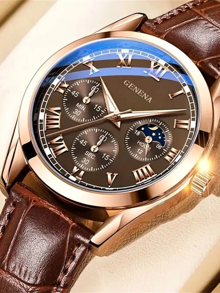 Classic Quartz Watch — Business & Casual Design