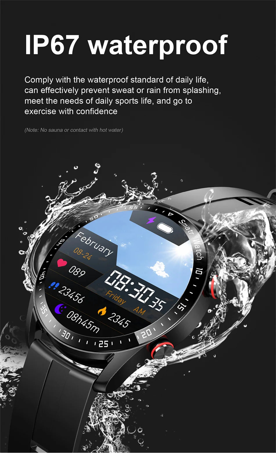 ECG+PPG Smartwatch — Health & Fitness Tracker