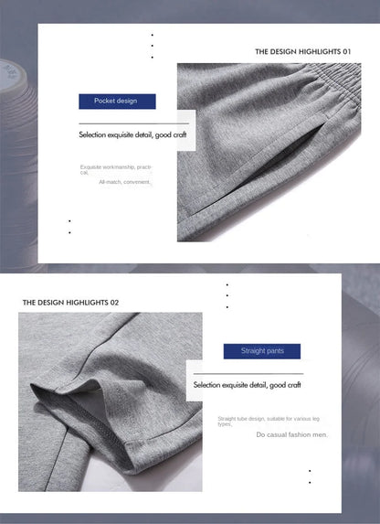 Men’s Casual Jogger Tracksuit  Men’s 2-Piece Sportswear Set