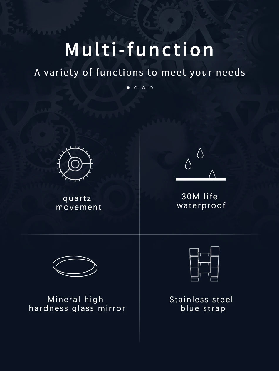 LIGE 2024 Chronograph Watch — Luxury Sport Design