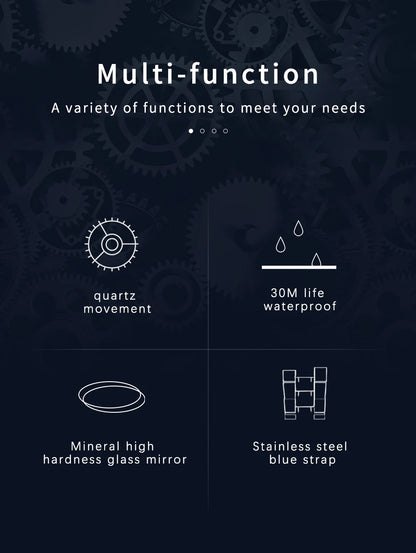 LIGE 2024 Chronograph Watch — Luxury Sport Design