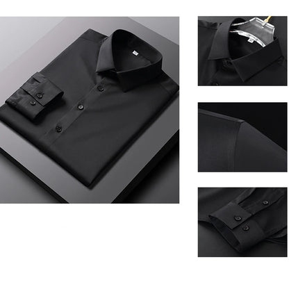 Wrinkle-Free Business Shirt — Elegant Long Sleeve