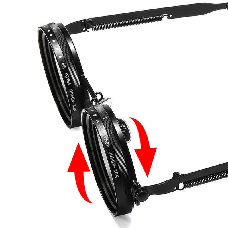 Retro Round Polarized Sunglasses – Adjustable UV400 Shades