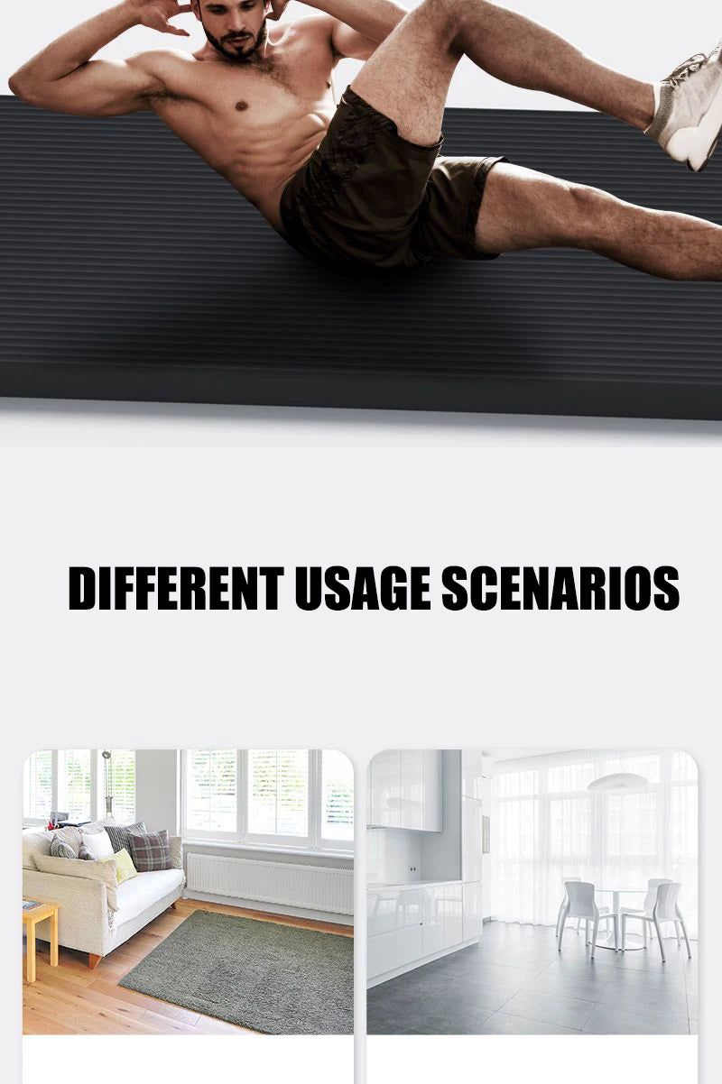 15MM Thicken NBR Yoga Mat - Non-Slip & Durable