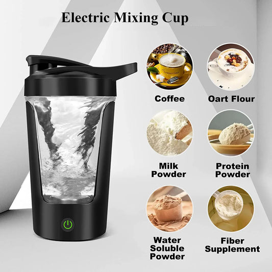 Portable Electric Blender Cup – Protein Shaker Bottle 450ml