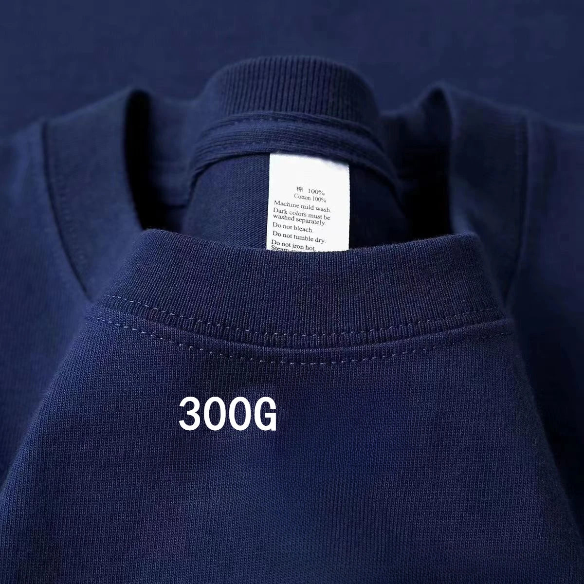 300g Heavyweight Basic Tee — Premium Cotton