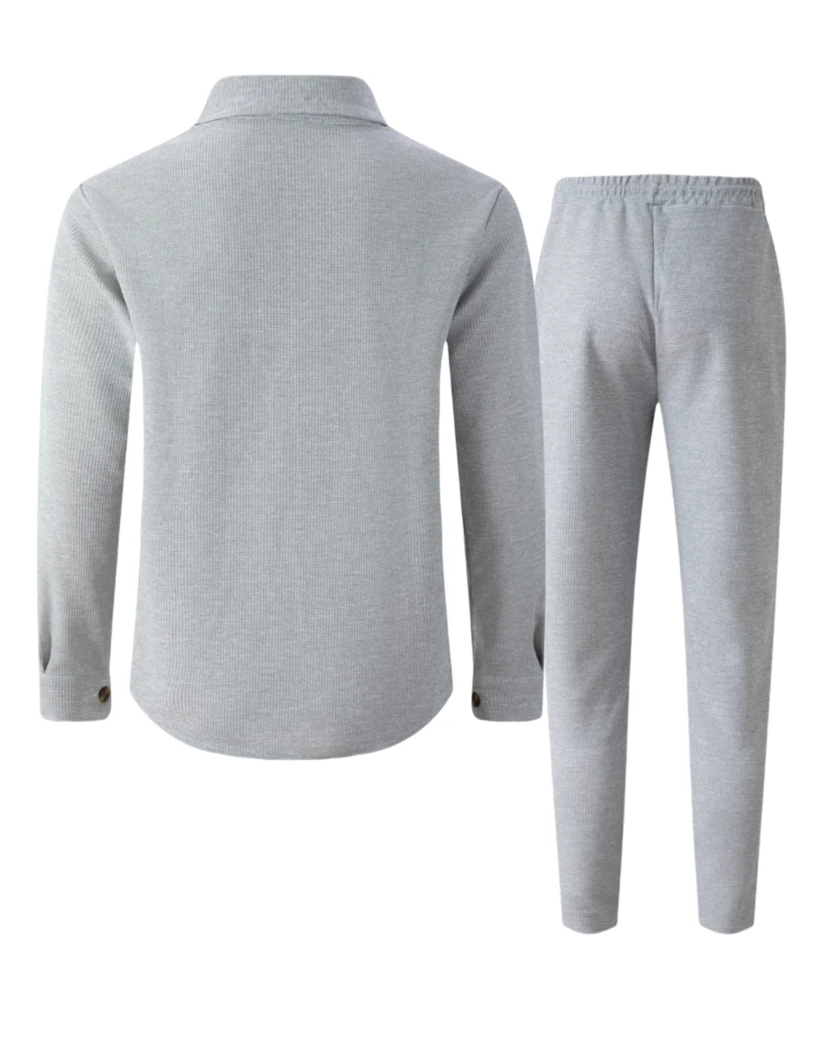 Street Style Two-Piece Suit Set — Casual & Padded