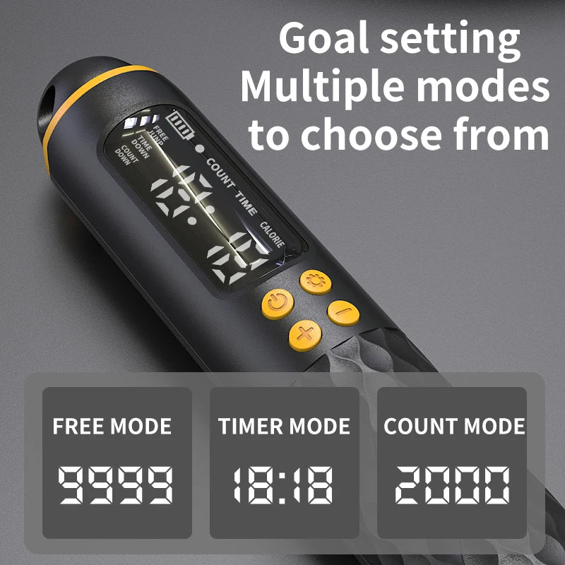 Smart Adjustable Jump Rope with Calorie Counter – Perfect for Fitness