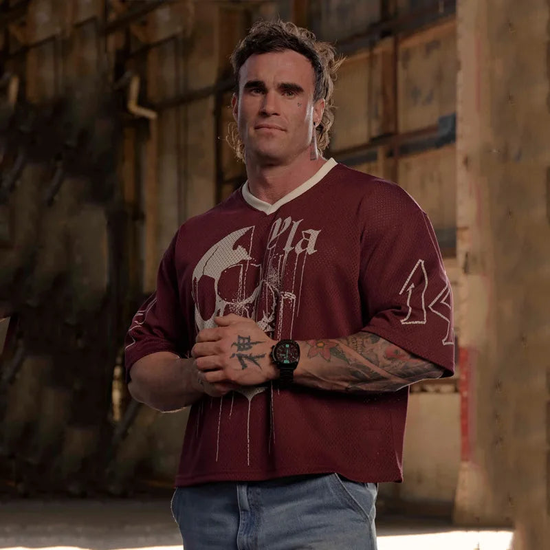 YA Oversized Mesh Tee — Quick Dry & Breathable