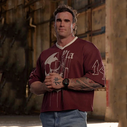 YA Oversized Mesh Tee — Quick Dry & Breathable