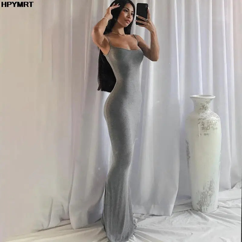 Satin Slip Maxi Dress – Party & Evening Wear