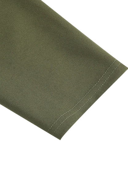 Tonval Bow Neck Pleated Dress  Tonval Vintage Swing Dress