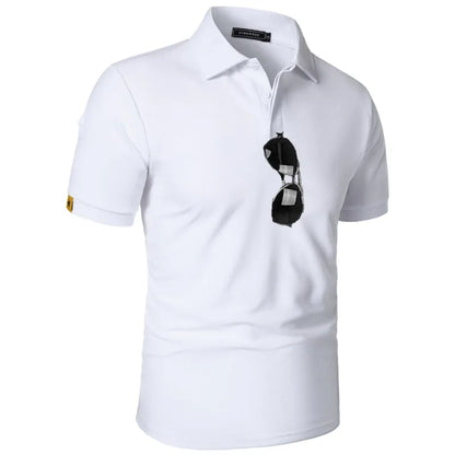 Men’s Breathable Sports Polo – Moisture-Wicking Fit