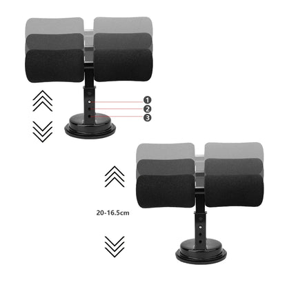 Sit-Up Assist Ab Roller – Suction Cup & Foot Press for Abdominal Slimming and Stability