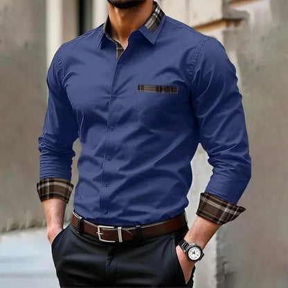 Men’s Business Casual Shirt – Soft Cotton Comfort
