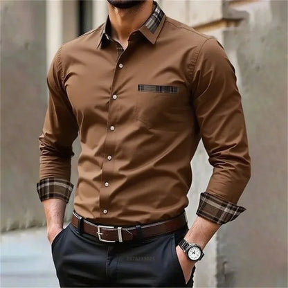 Men’s Business Casual Shirt – Soft Cotton Comfort