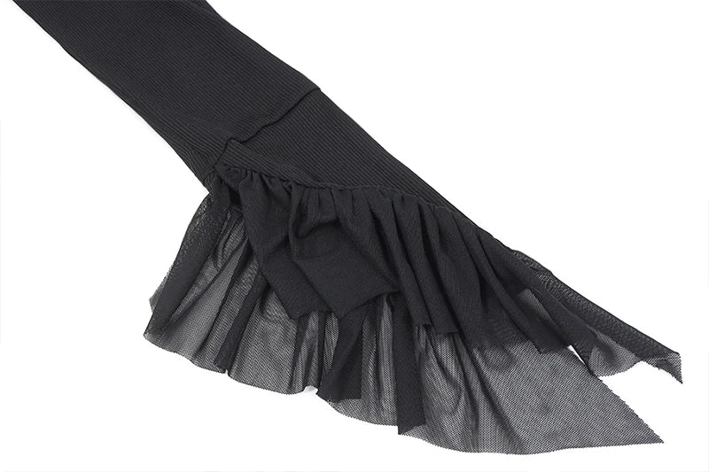 Xeemilo Elegant Mesh Evening Dress  Xeemilo Ruffle Maxi Party Dress