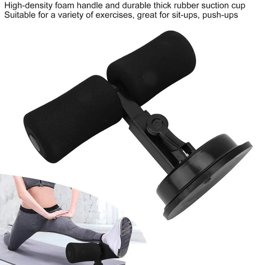 Sit-Up Assist Ab Roller – Suction Cup & Foot Press for Abdominal Slimming and Stability