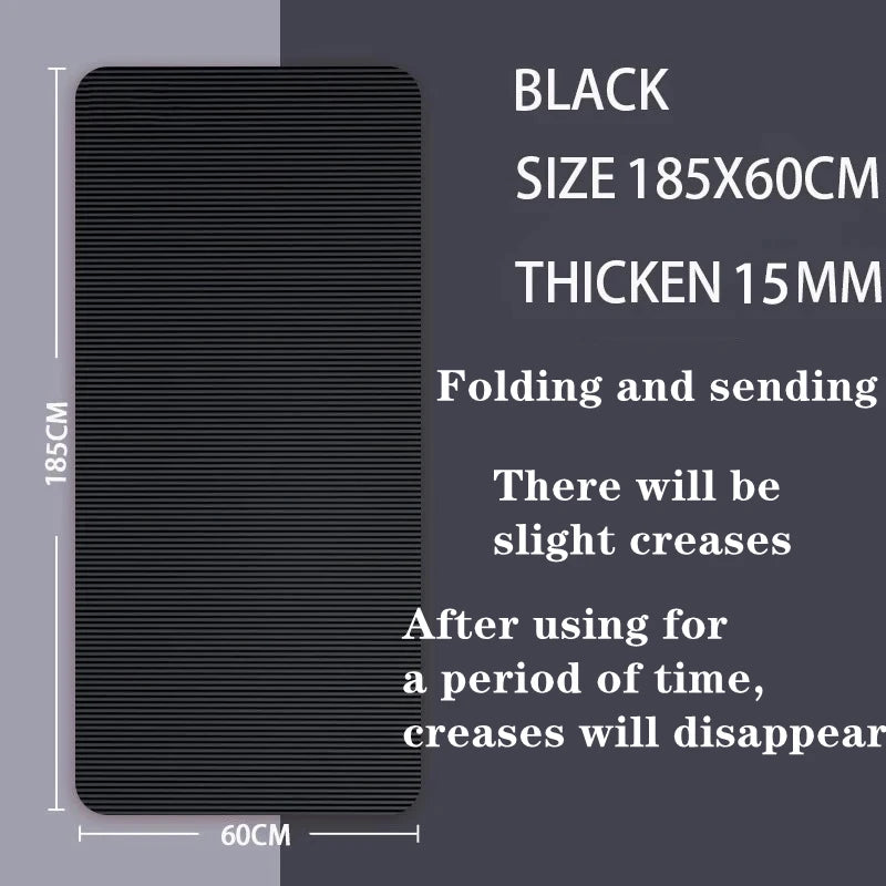 15MM Thicken NBR Yoga Mat - Non-Slip & Durable