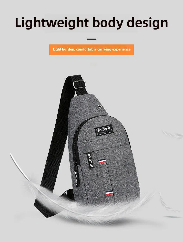 Men’s Waterproof Large-Capacity Fanny Pack – Adjustable Strap for Trave