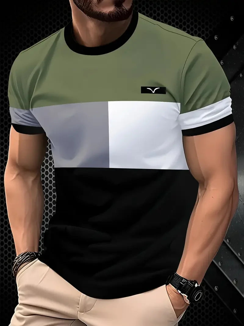 Classic Stripe Print Oversized Tee – Summer Essential