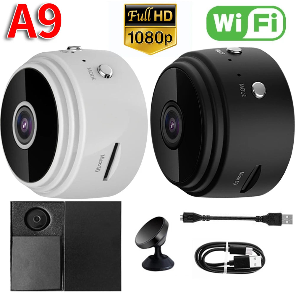 Mini 1080p HD Wireless Camera – Night Vision & Magnetic Security Cam