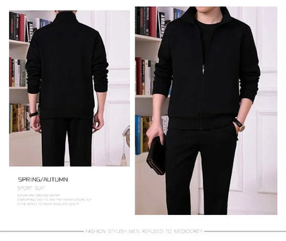 Men’s Casual Jogger Tracksuit  Men’s 2-Piece Sportswear Set