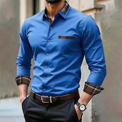Men’s Business Casual Shirt – Soft Cotton Comfort