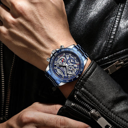 LIGE 2024 Chronograph Watch — Luxury Sport Design