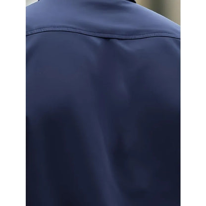 Classic Long Sleeve Shirt — Stretch Fit, Solid Color