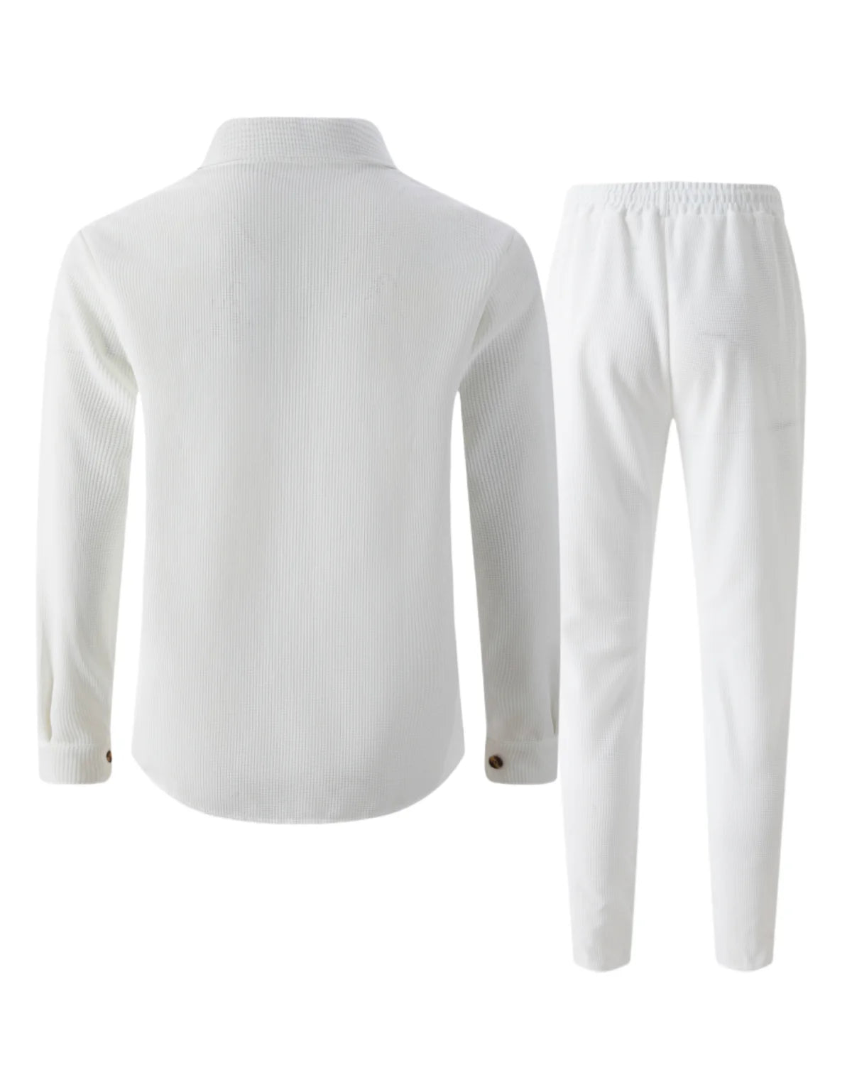 Street Style Two-Piece Suit Set — Casual & Padded