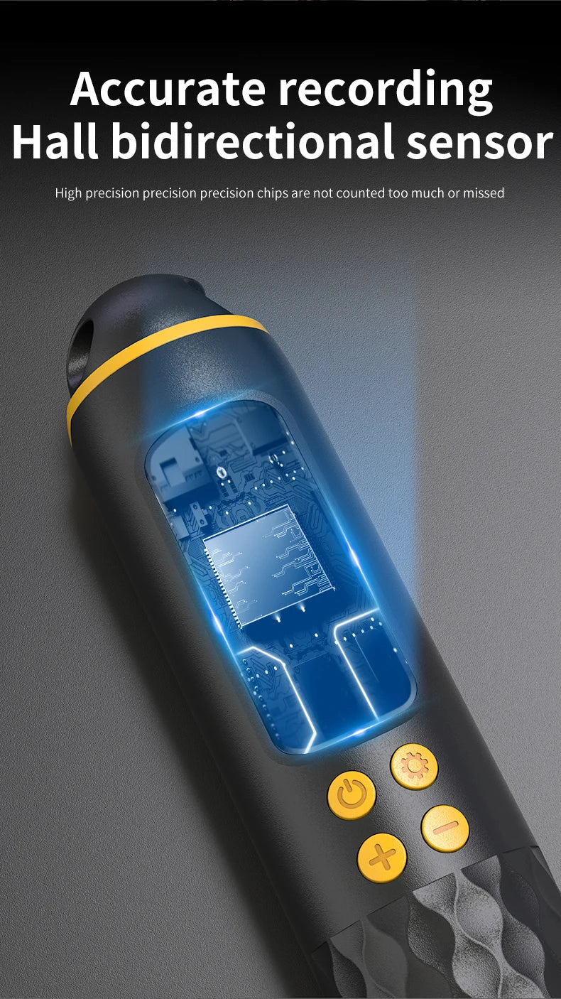 Smart Adjustable Jump Rope with Calorie Counter – Perfect for Fitness