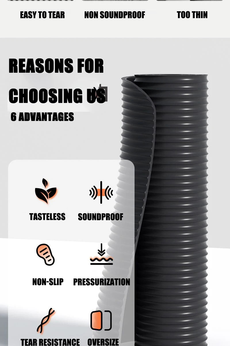 15MM Thicken NBR Yoga Mat - Non-Slip & Durable