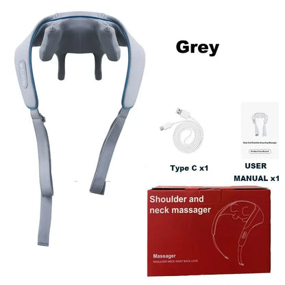 DeepEase 5D | Rechargeable Powerful 5D  Back Neck Should Massager