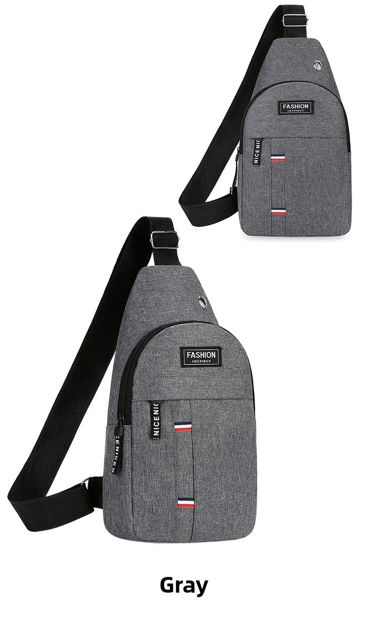 Men’s Waterproof Large-Capacity Fanny Pack – Adjustable Strap for Trave