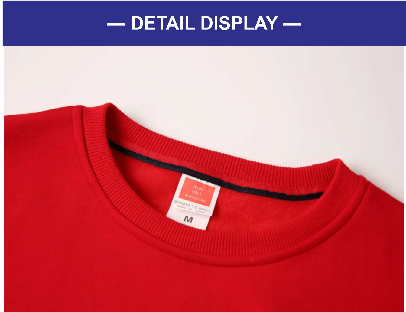 Custom Embroidered Sweatshirt — Warm Winter Pullover