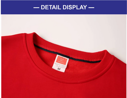 Custom Embroidered Sweatshirt — Warm Winter Pullover