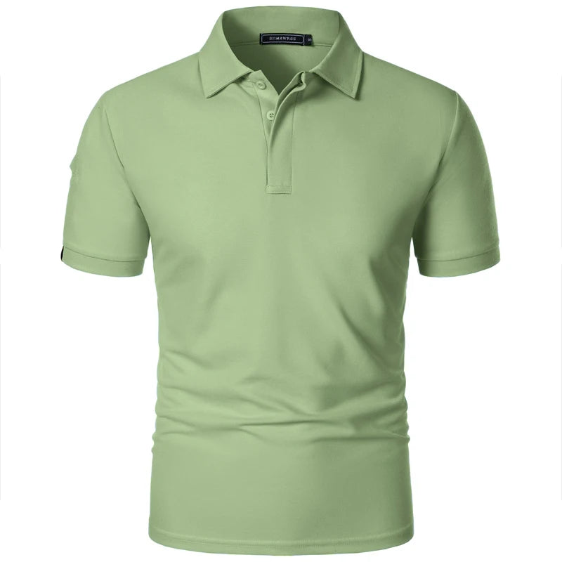 Men’s Breathable Sports Polo – Moisture-Wicking Fit