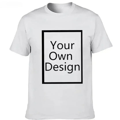 Custom Printed T-Shirt  DIY Photo or Logo T-Shirt  Unisex Custom Print Tee