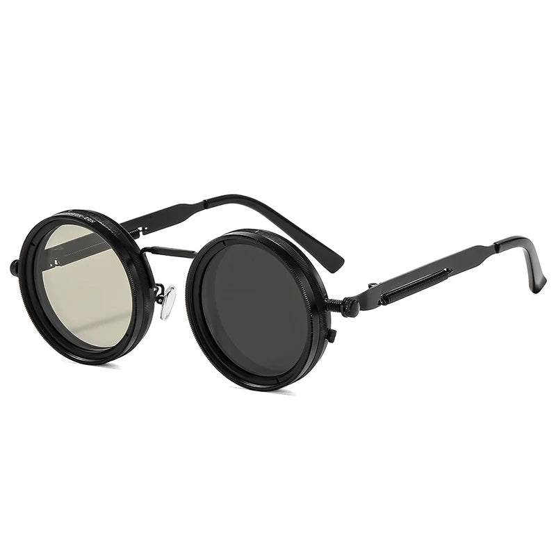 Retro Round Polarized Sunglasses – Adjustable UV400 Shades