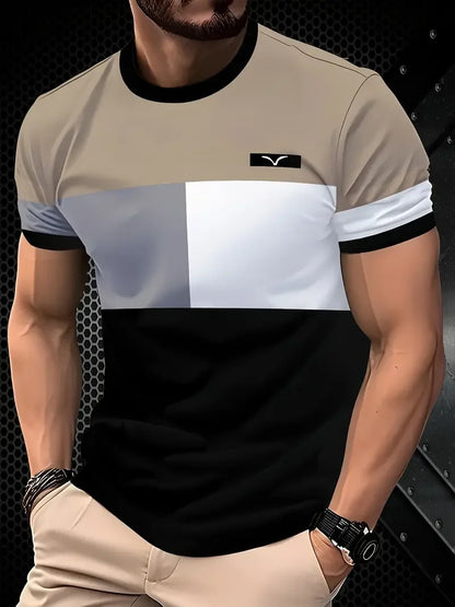 Classic Stripe Print Oversized Tee – Summer Essential