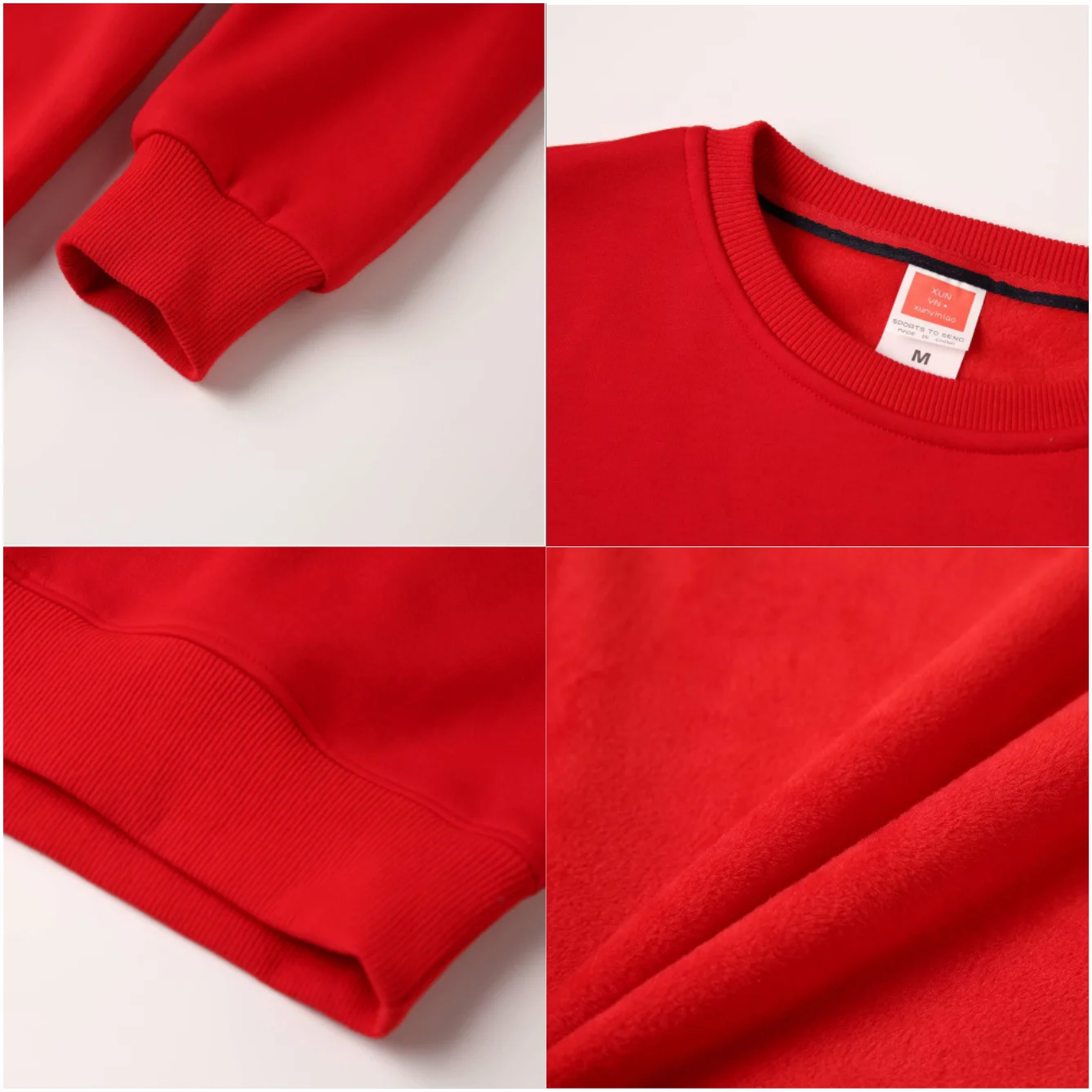 Custom Embroidered Sweatshirt — Warm Winter Pullover