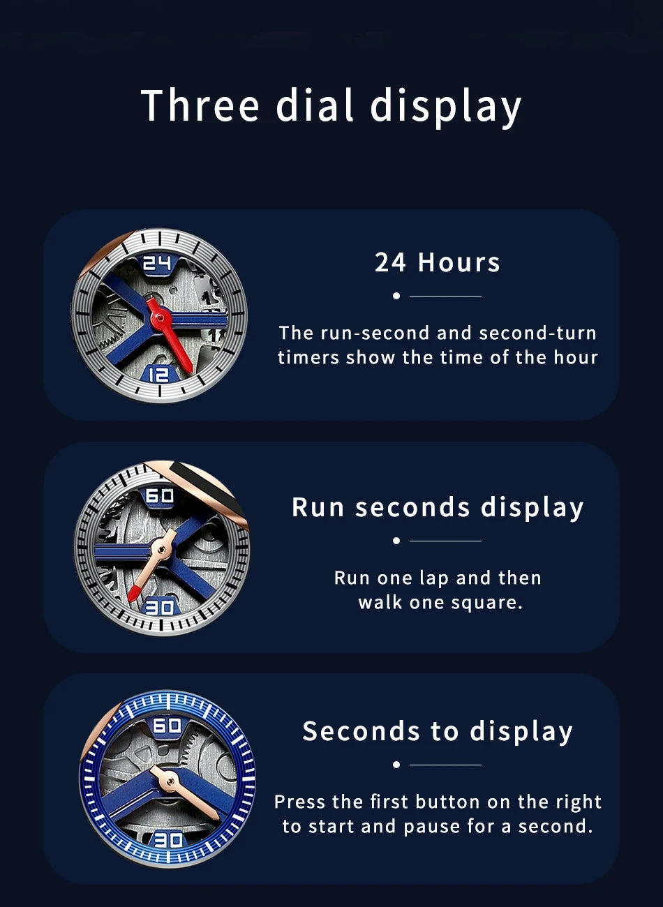 LIGE 2024 Chronograph Watch — Luxury Sport Design